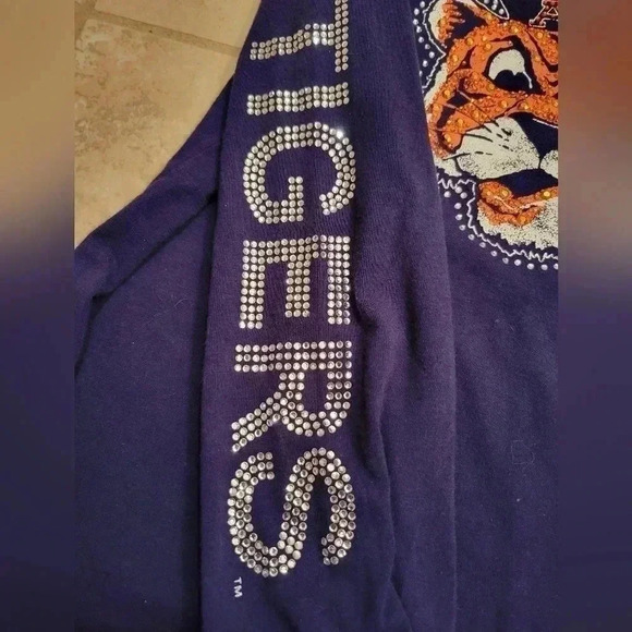 The Orginal Retro Brand Navy Auburn Tigers Long Sleeve Shirt - Picture 3 of 5